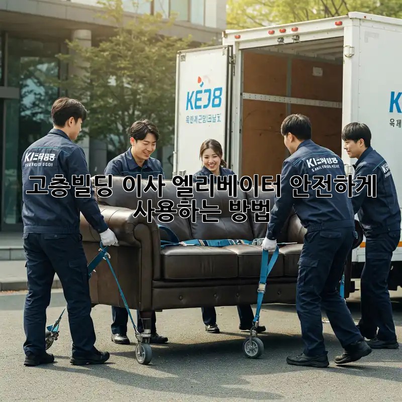 고층빌딩 이사? 엘리베이터 안전하게 사용하는 방법!