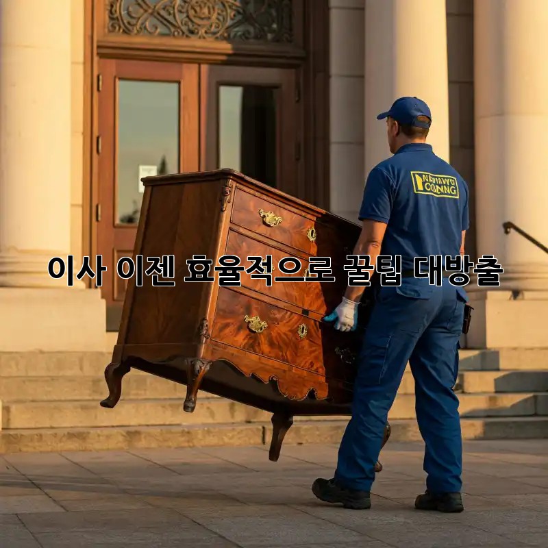 이사, 이젠 효율적으로! 꿀팁 대방출 ✨