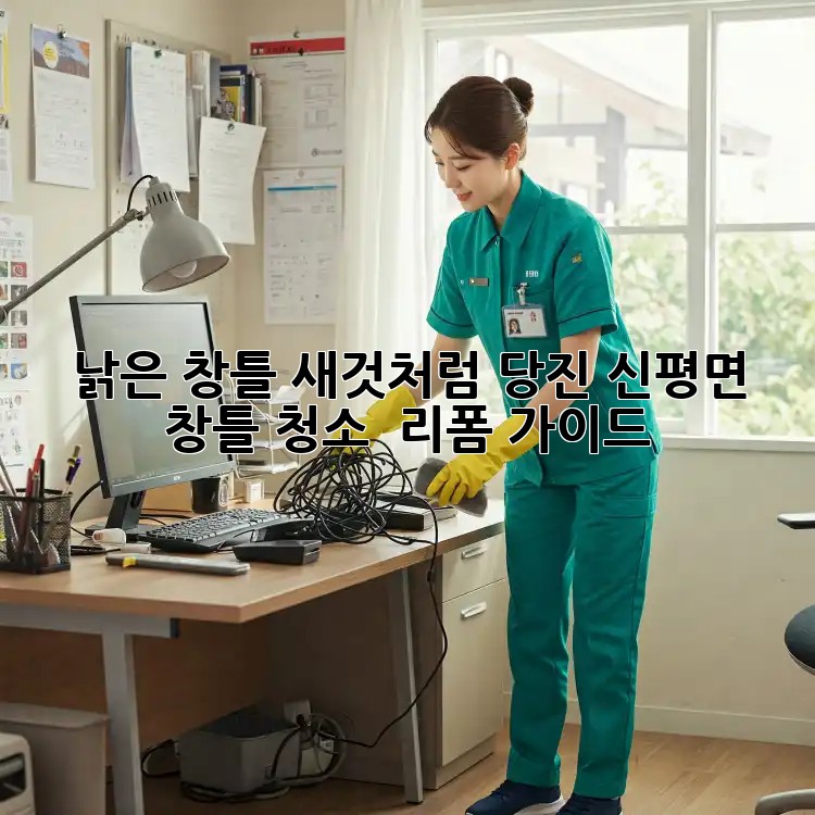낡은 창틀, 새것처럼! 당진 신평면 창틀 청소 & 리폼 가이드
