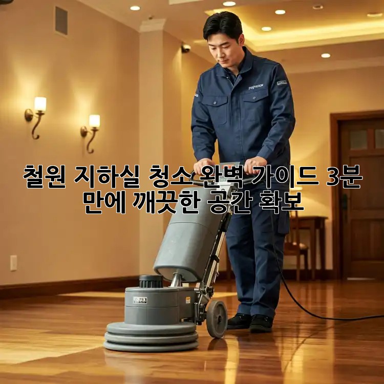 철원 지하실 청소 완벽 가이드: 3분 만에 깨끗한 공간 확보!