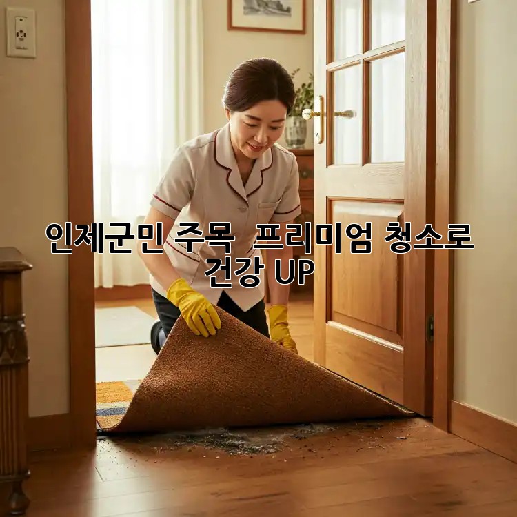 인제군민 주목! ✨ 프리미엄 청소로 건강 UP! 🏡