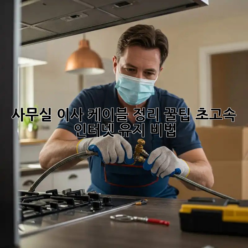 사무실 이사? 케이블 정리 꿀팁! 초고속 인터넷 유지 비법