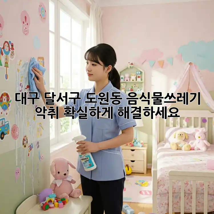 대구 달서구 도원동 음식물쓰레기 악취, 확실하게 해결하세요!