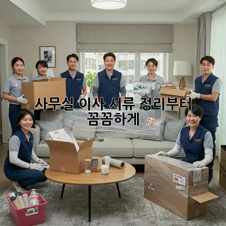 사무실 이사? 서류 정리부터 꼼꼼하게!