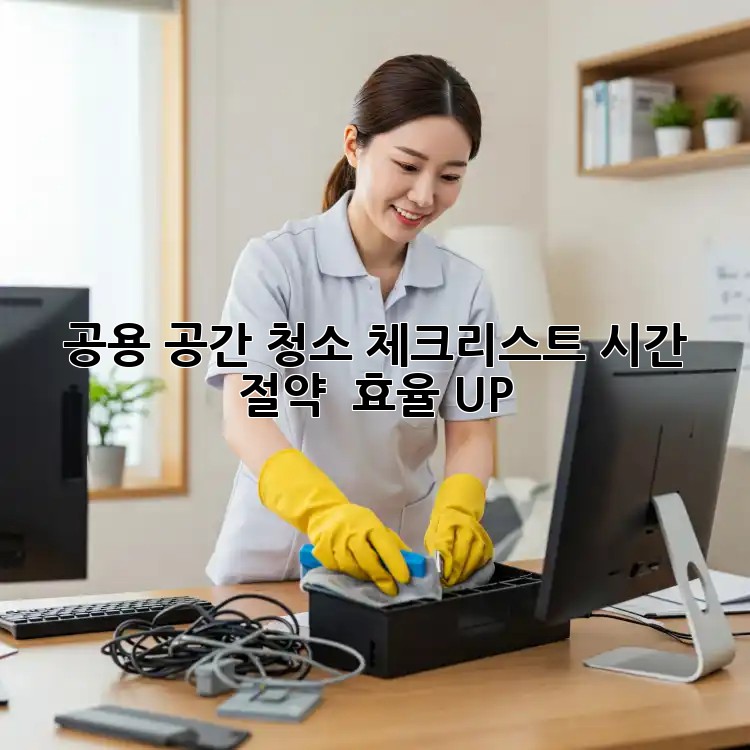 공용 공간 청소 체크리스트: 시간 절약 & 효율 UP!