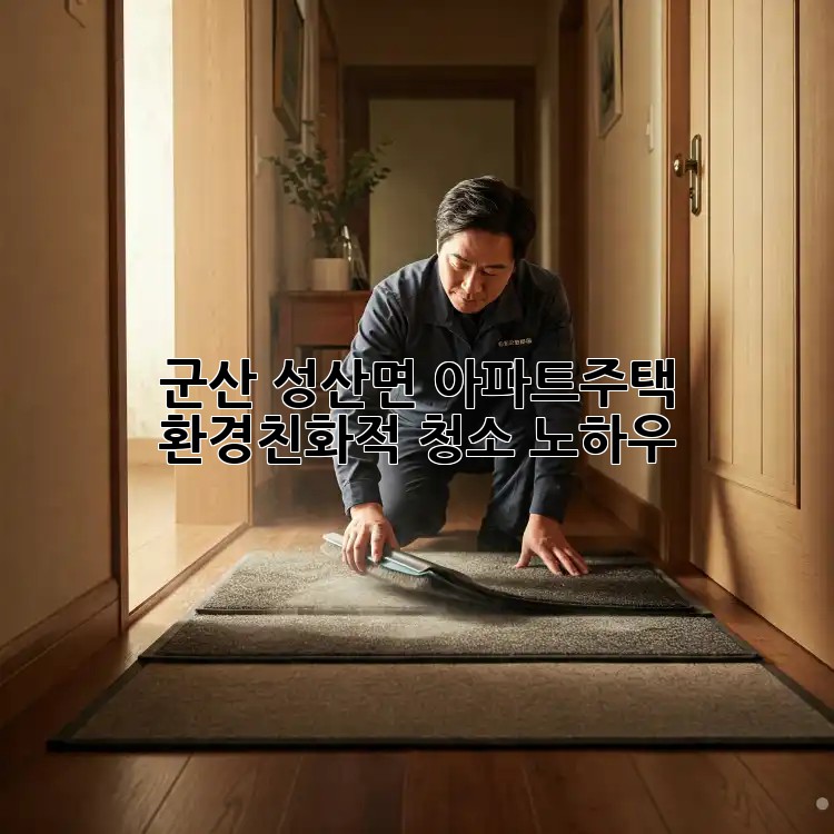 군산 성산면 아파트/주택 환경친화적 청소 노하우