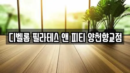 디벨롭 필라테스 앤 피티 양천향교점