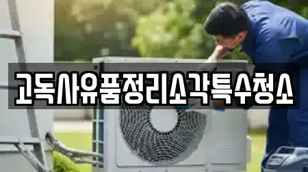 고독사유품정리소각특수청소