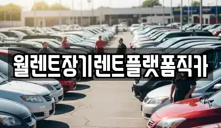 월렌트장기렌트플랫폼직카