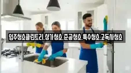 입주청소클린트리.상가청소.준공청소.특수청소.고독사청소