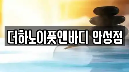 더하노이풋앤바디 안성점