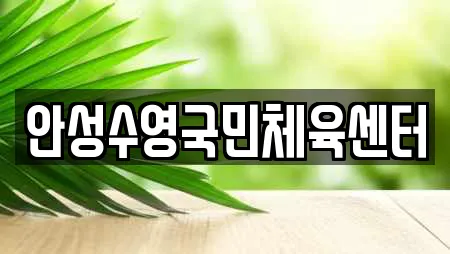 안성수영국민체육센터