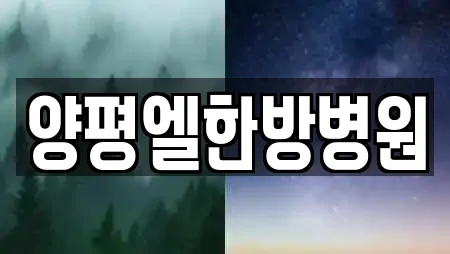 양평엘한방병원