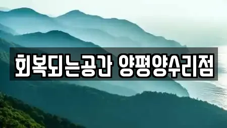 회복되는공간 양평양수리점