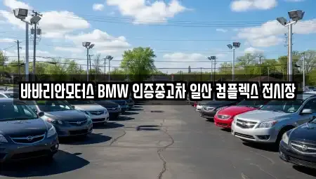 바바리안모터스 BMW 인증중고차 일산 컴플렉스 전시장