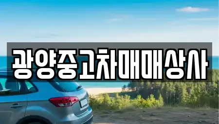 광양중고차매매상사
