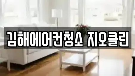 김해에어컨청소 지오클린