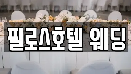 필로스호텔 웨딩