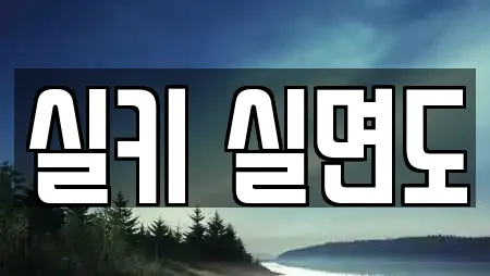 실키 실면도