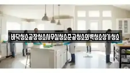 바닥청소공장청소사무실청소준공청소외벽청소상가청소