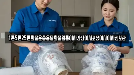 1톤5톤25톤화물운송용달화물원룸이사간단이사포장이사이사짐보관