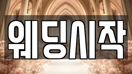 웨딩시작
