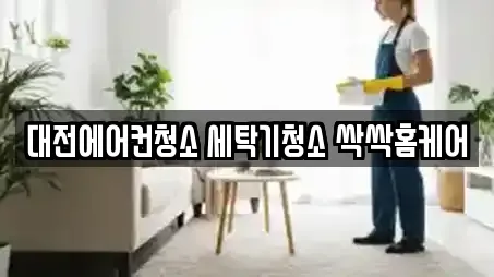 대전에어컨청소 세탁기청소 싹싹홈케어