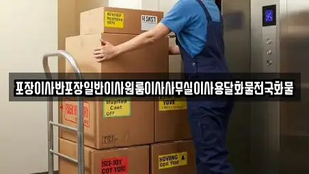 포장이사반포장일반이사원룸이사사무실이사용달화물전국화물