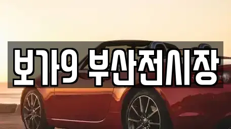 보가9 부산전시장