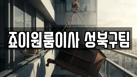 죠이원룸이사 성북구팀