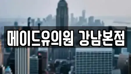 메이드유의원 강남본점