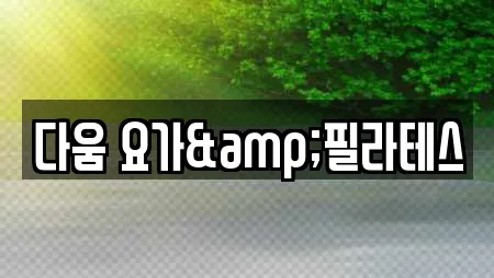 다움 요가&필라테스