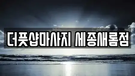 더풋샵마사지 세종새롬점