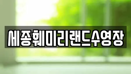 세종훼미리랜드수영장