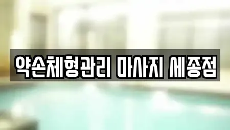 약손체형관리 마사지 세종점