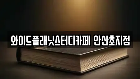 와이드플래닛스터디카페 안산초지점