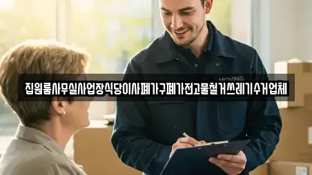 집원룸사무실사업장식당이사폐가구폐가전고물철거쓰레기수거업체