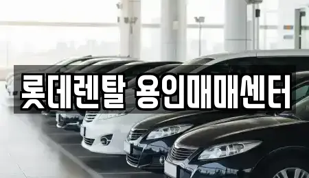 롯데렌탈 용인매매센터