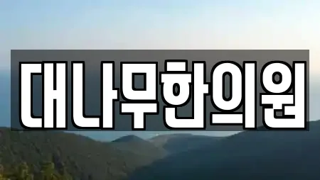 대나무한의원