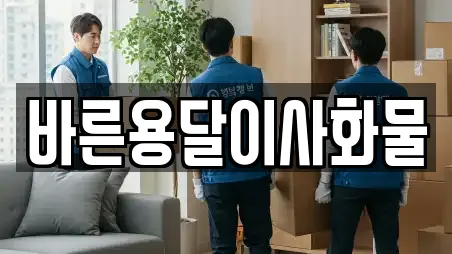 바른용달이사화물