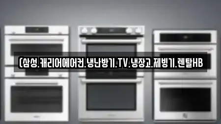 (삼성.캐리어에어컨.냉난방기.TV.냉장고.제빙기.렌탈HB