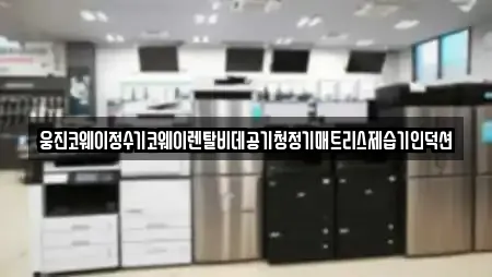 웅진코웨이정수기코웨이렌탈비데공기청정기매트리스제습기인덕션