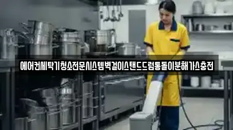 에어컨세탁기청소전문시스템벽걸이스탠드드럼통돌이분해가스충전