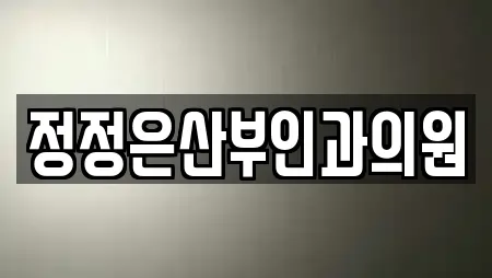 정정은산부인과의원