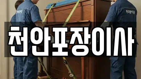 천안포장이사