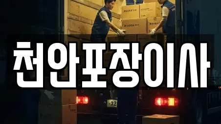 천안포장이사