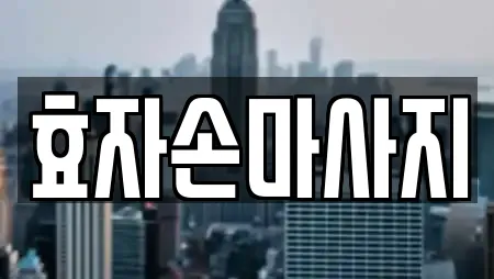 효자손마사지