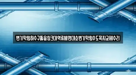 변기막힘하수구뚫음싱크대역류세면대소변기막힘수도꼭지교체수리