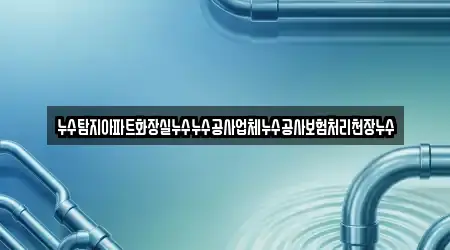 누수탐지아파트화장실누수누수공사업체누수공사보험처리천장누수