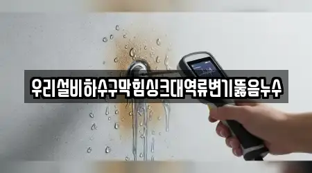 우리설비하수구막힘싱크대역류변기뚫음누수